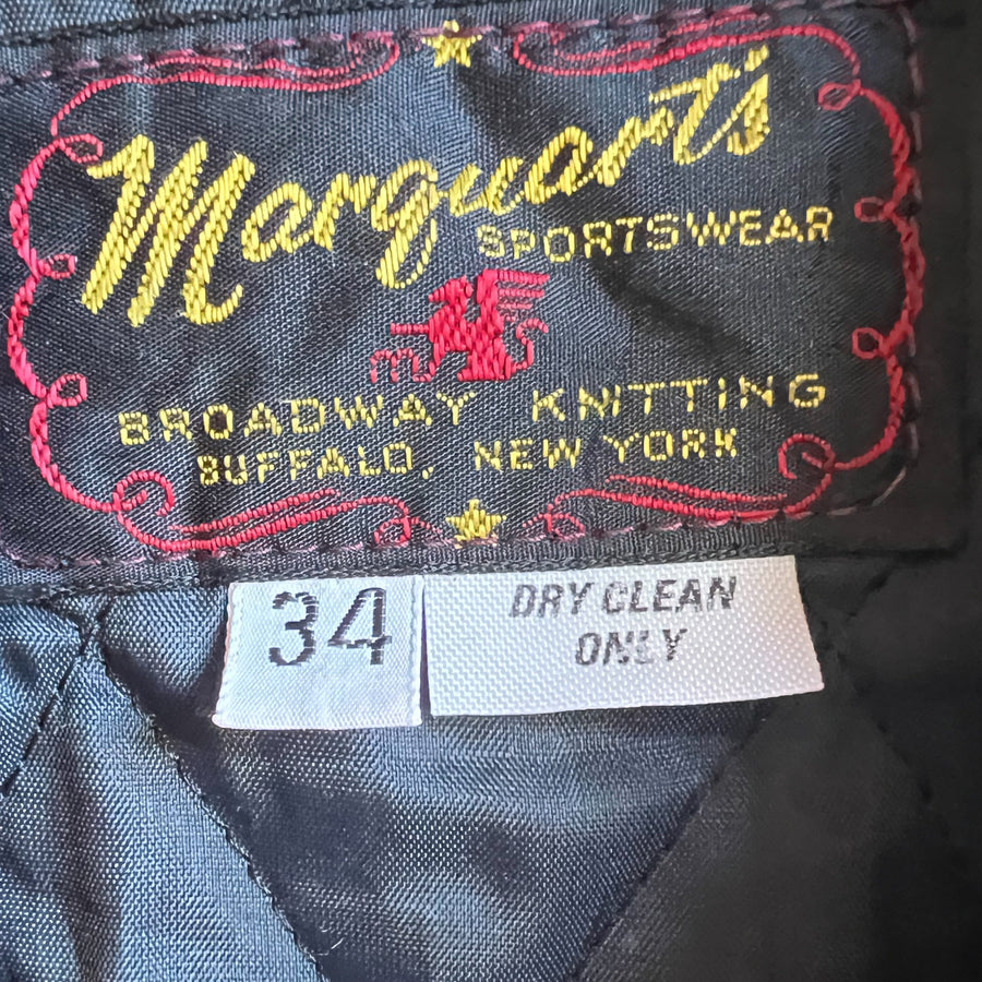 1980's Corduroy Varsity Marguart's Jacket - Made in USA - ( S )