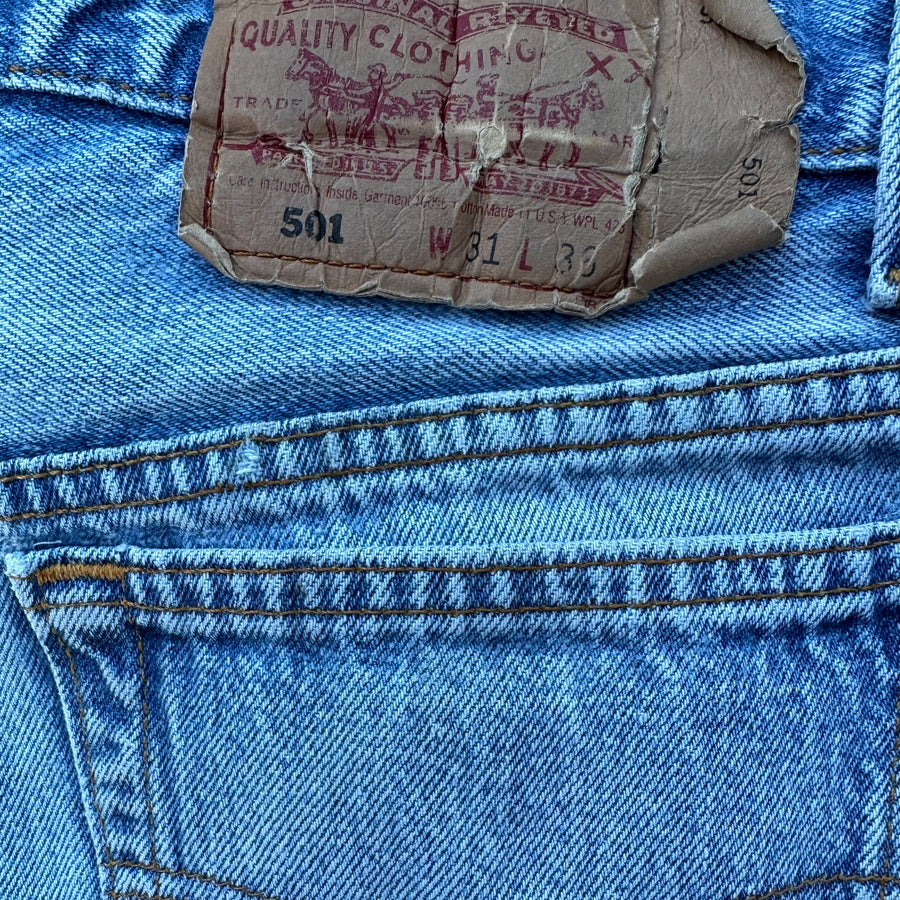 1980's Vintage Levi's 501 - Made in USA - W31