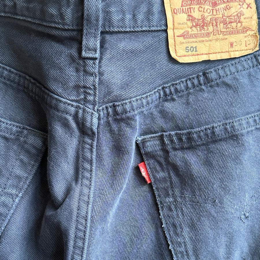 1980's Vintage Levi's 501 - Made in Spain - W30 L34