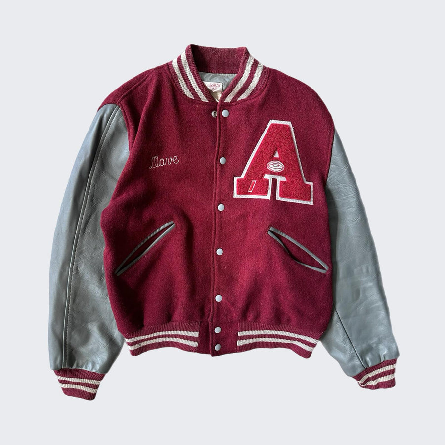 1980's Varsity Jacket - Made in USA - ( M )