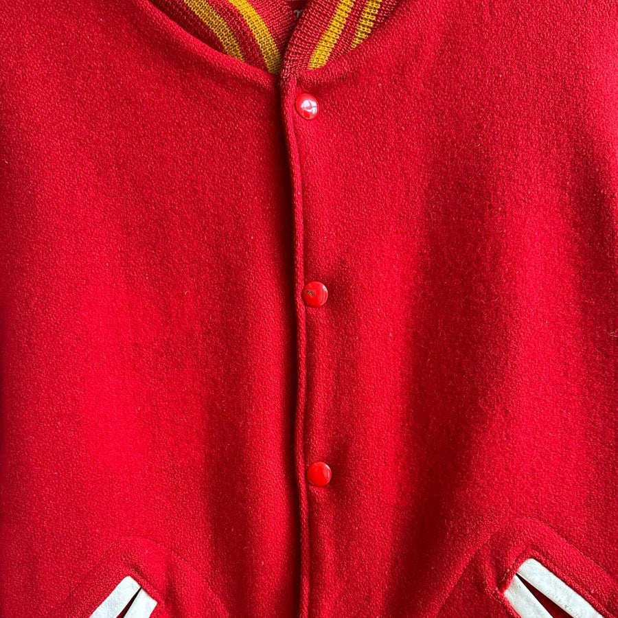 1950's Varsity Jacket - Made in USA - ( L )