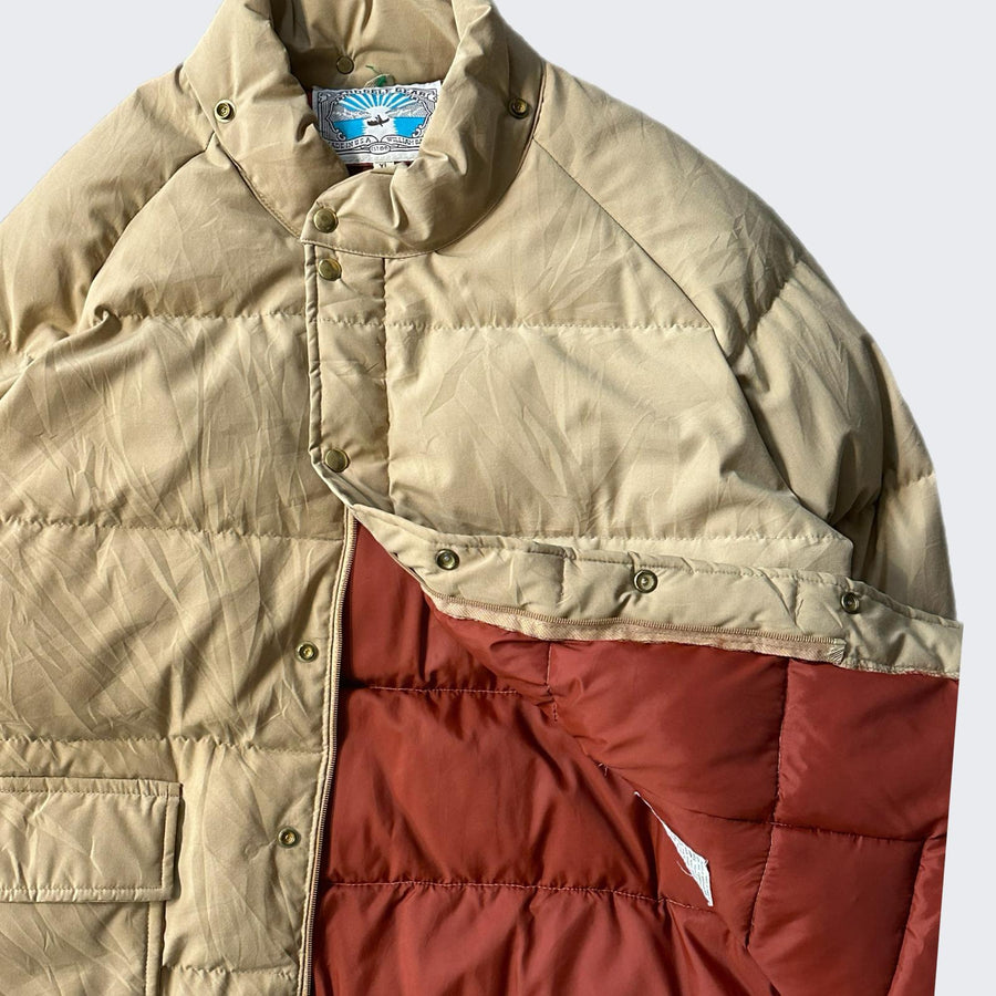 1980's William Barry Down Jacket - Made in USA - ( XL )