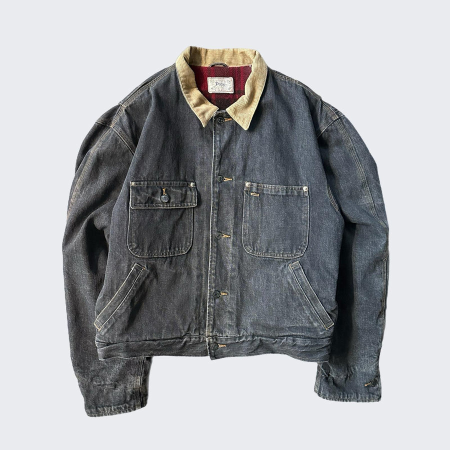 1980's Ralph Lauren Denim Jacket - Made in USA - ( L )