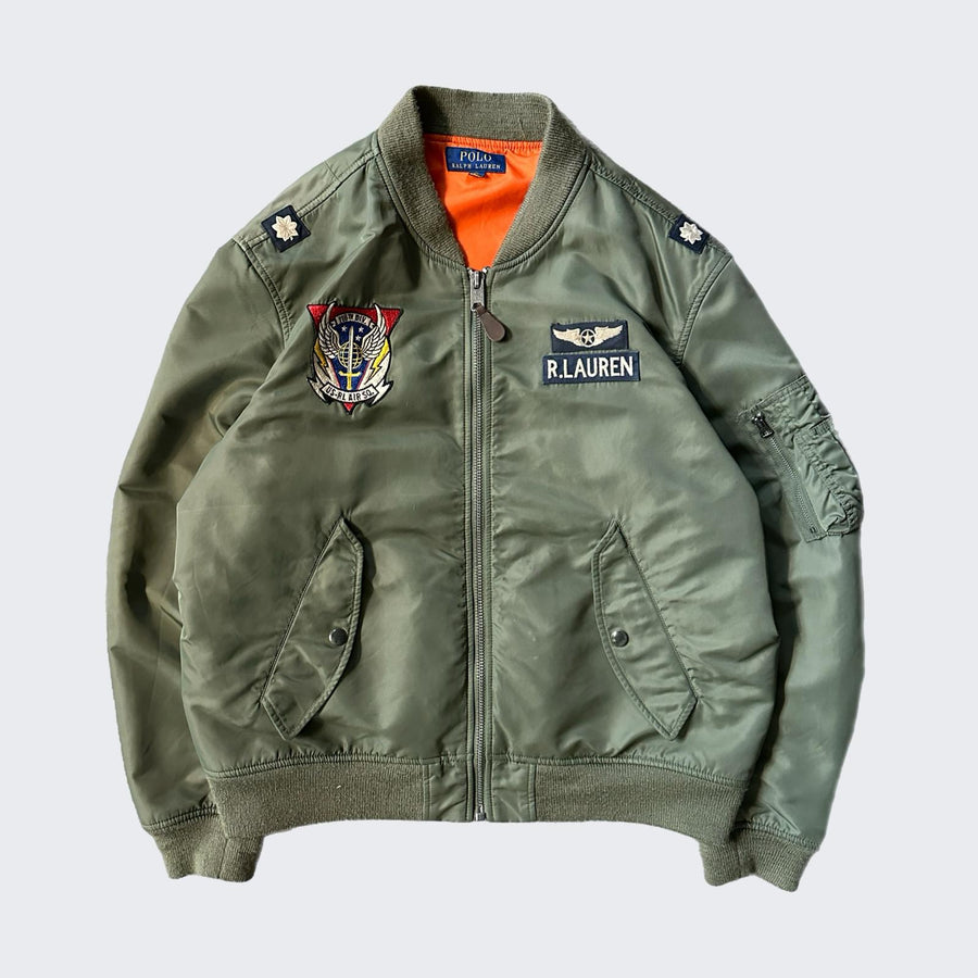 1990's Ralph Lauren Bomber Jacket - ( XL )