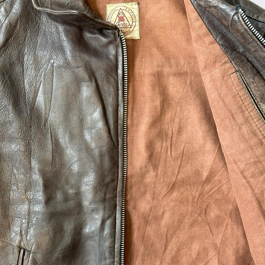 1970's Gala Leather Jacket - ( S )