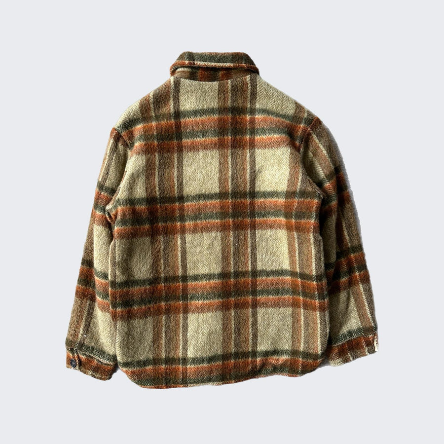 1980's Wool Plaid Jacket - ( M )