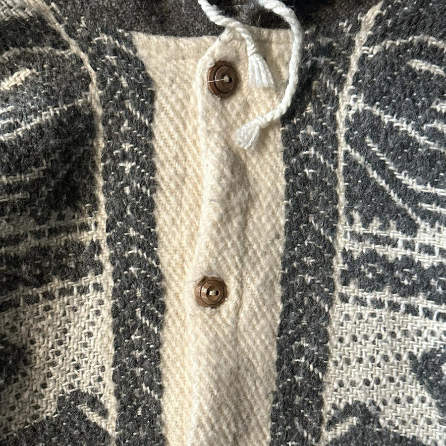 1980's Handmade Alpaca Jacket - Made in Ecuador - ( L )