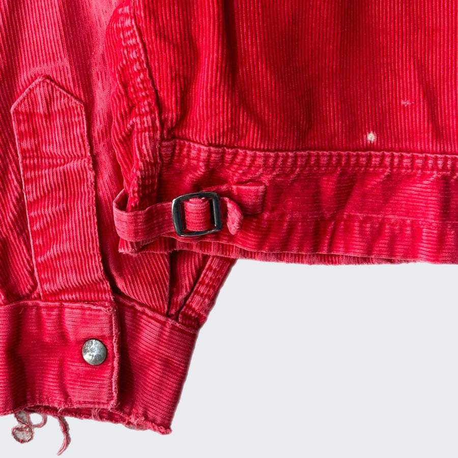 1950's Velvet Workwear Jacket - Made in USA - ( S )