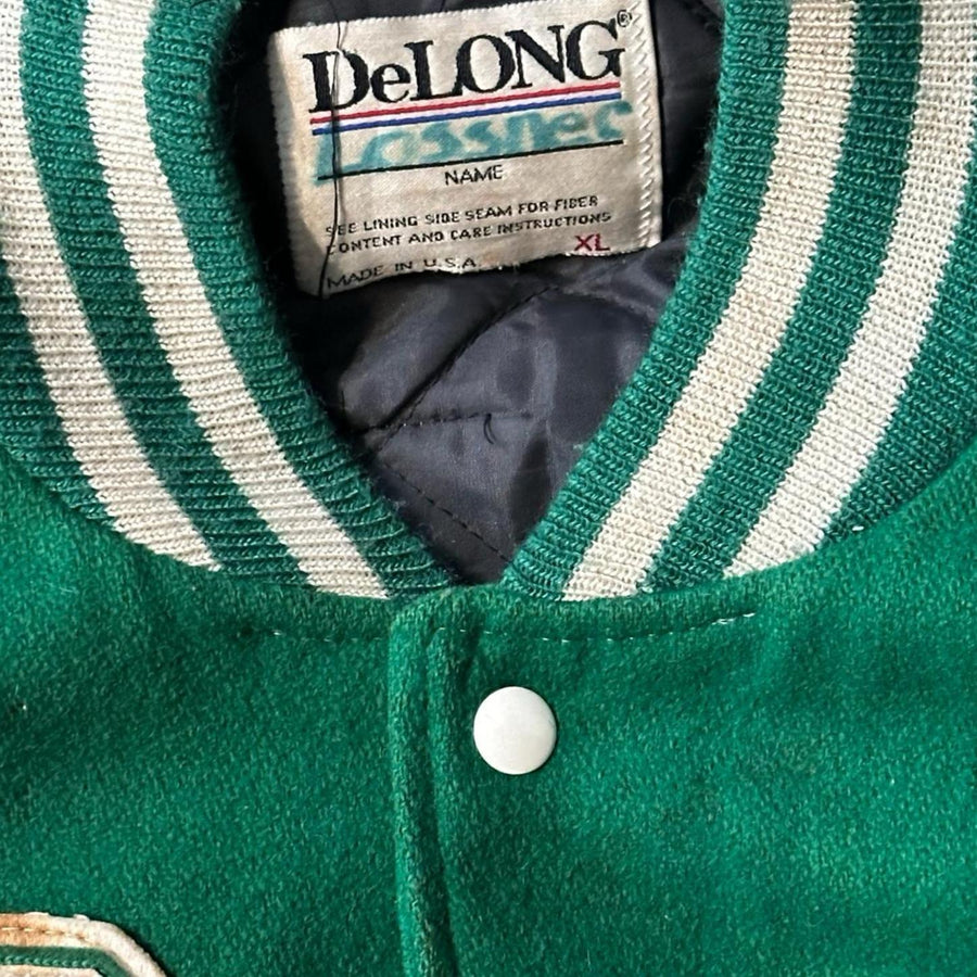 Varsity Jacket DeLong " N Band " - Made in USA - ( XL )