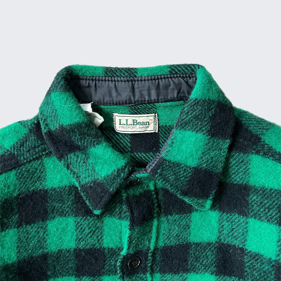 1970's LL Bean Wool Shirt - Made in USA - ( M )