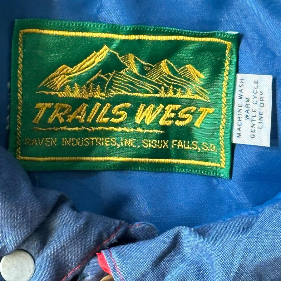 1980's Down Vest Trail West - Made in USA - ( M )