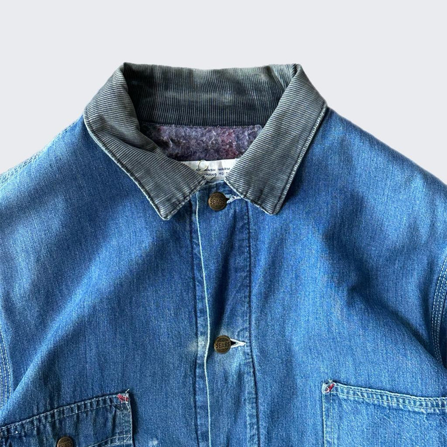 1980's Sears Chore Jacket - Made in USA - ( L )