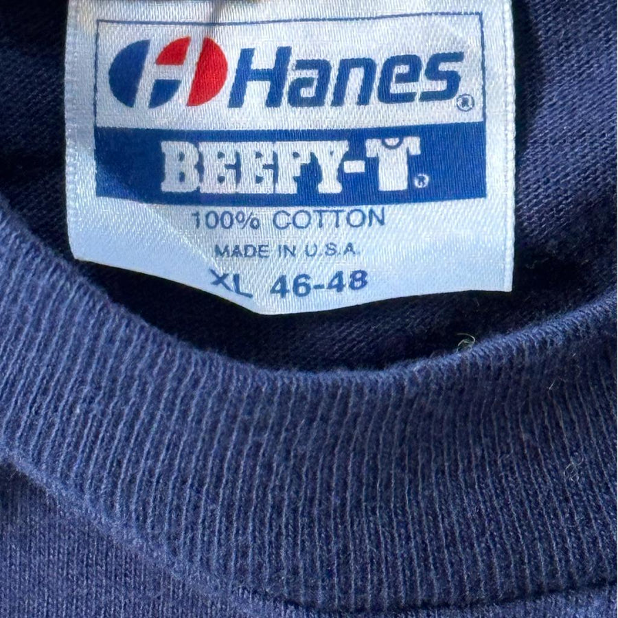 1990's T-Shirt Hanes - Made in USA - ( L/XL )